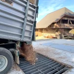 Wärmeverbund Oberdorf Kirchberg BE, Februar 2024, Holz-Schnitzel-Lieferung