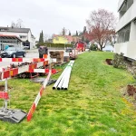 Wärmeverbund Oberdorf Kirchberg BE, März 2024, Wir sind wieder am Bauen... es geht voran!